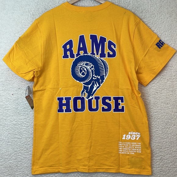 NWT Mitchell & Ness Mens Los Angeles Rams Super Bowl 2000 Shirt SIZE MEDIUM - Picture 8 of 9